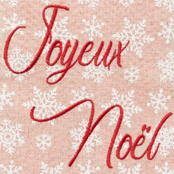 Feeric Lights & Christmas Chaussette de Noël (H45 cm) Joyeux Noël tartan Beige Outlet