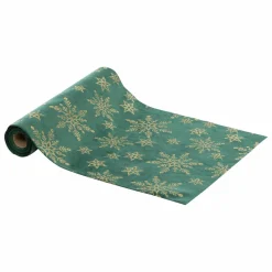 Feeric Lights & Christmas Chemin de table (300 x 28 cm) Cristaux pailletés Vert Sale