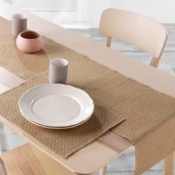 DOUCEUR D'INTERIEUR Chemin de table jute (140 x 35 cm) Modalie Beige Clearance