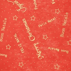 Feeric Lights & Christmas Chemin de table Noël (500 x 28 cm) Message et or Rouge Online