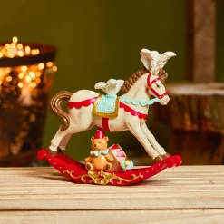 KAEMINGK Cheval à bascule (H18 cm) Cirque de Noël Multicolore Clearance