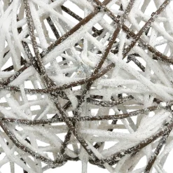 Feeric Lights & Christmas Cimier de sapin Rotin pailleté Blanc Outlet