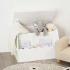 Atmosphera createur d'interieur for kids Coffre enfant bois (H38 cm) Evan Blanc Discount