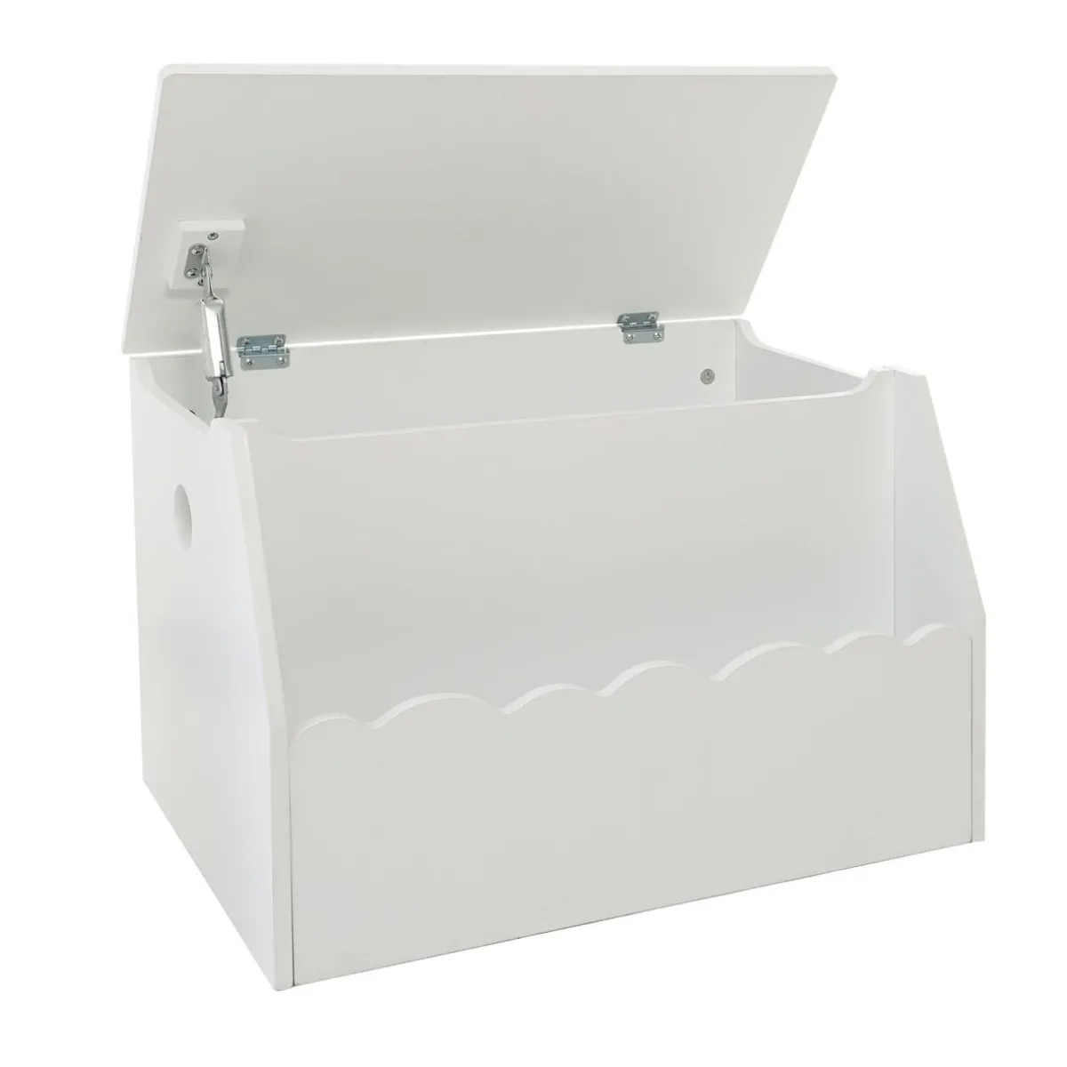 Atmosphera createur d'interieur for kids Coffre enfant bois (H38 cm) Evan Blanc Discount