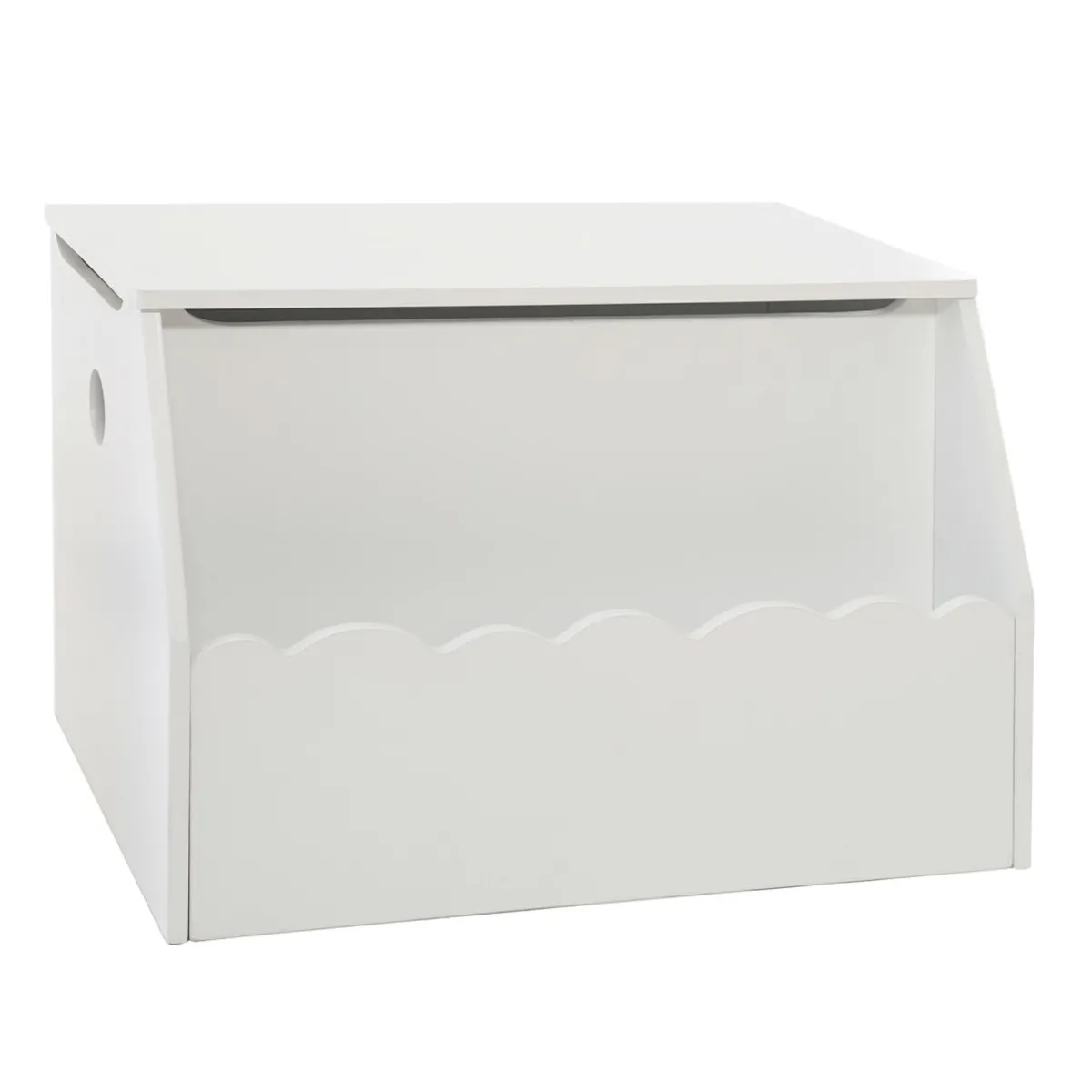 Atmosphera createur d'interieur for kids Coffre enfant bois (H38 cm) Evan Blanc Discount