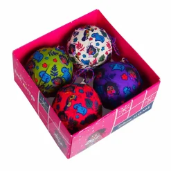 CHRISTMAS INSPIRATIONS Coffret de 4 boules de Noël (D75 mm) DIsney Encanto Multicolore Discount