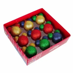 CHRISTMAS INSPIRATIONS Coffret de 9 boules de Noël (D60 mm) Disney Mickey Multicolore Clearance