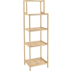 TENDANCE Colonne de rangement en bambou (H125 cm) Harmonie Naturel