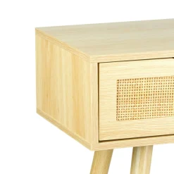 OSTARIA Console 2 tiroirs bois (H72 cm) Amélia Beige Online