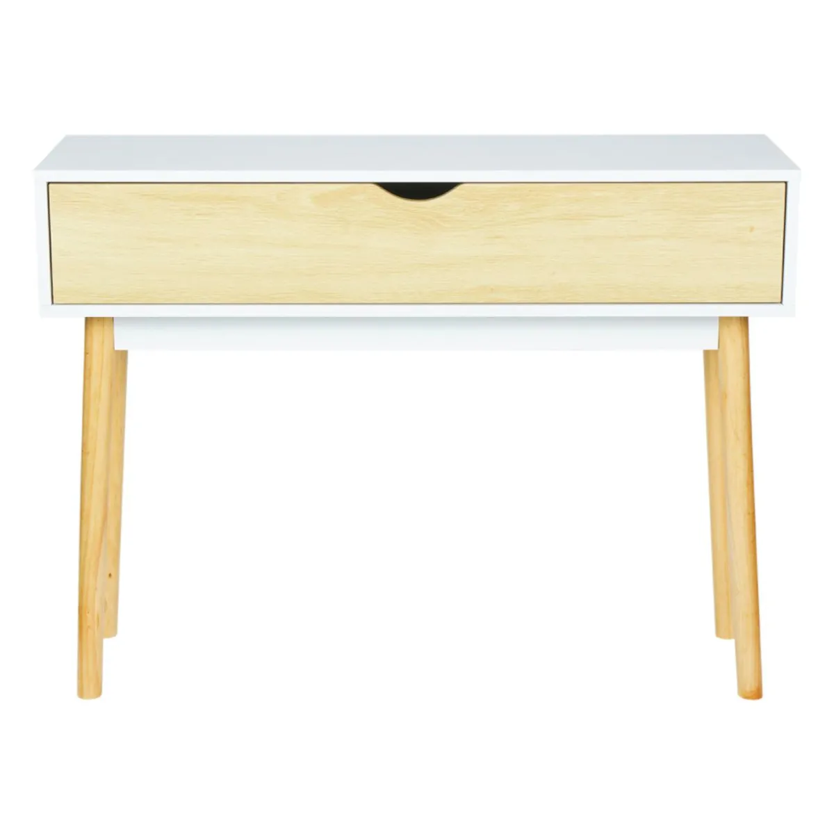 OSTARIA Console bois (H75 cm) Hortense he Blanc Online