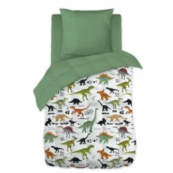 L'EFFET PAPILLON Couette imprimée enfant (140 x 200 cm) Cretace e Vert Best