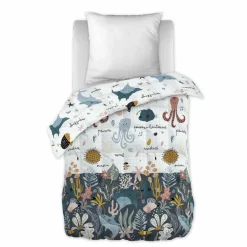 L'EFFET PAPILLON Couette imprimée enfant (140 x 200 cm) Octopia Multicolore Best