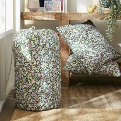 L'EFFET PAPILLON Couette imprimée tempérée (140 x 200 cm) et une taie coton Myosotis Multicolore Discount