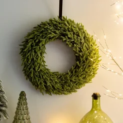 KAEMINGK Couronne de Noël (D42 cm) Branches de sapin pailleté Sapin vert Sale