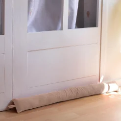 ENJOY HOME Coussin bas de porte coton recyclé (80 x 8 cm) Dune Beige Hot