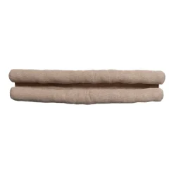 LUANCE Coussin bas de porte double effet lin (80 cm) Alfred Beige