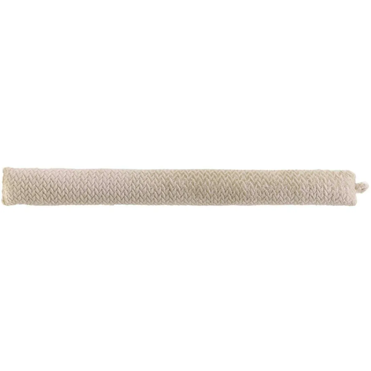douceur d'intu017drieur Coussin bas de porte flanelle (80 x 10 cm) Flanela Beige