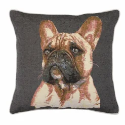 LOVELY CASA Coussin carré (40 cm) Choupy Gris ardoise Hot