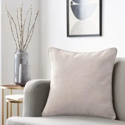 EMINZA Coussin carré (50 x 50 cm) Minuit Taupe Outlet
