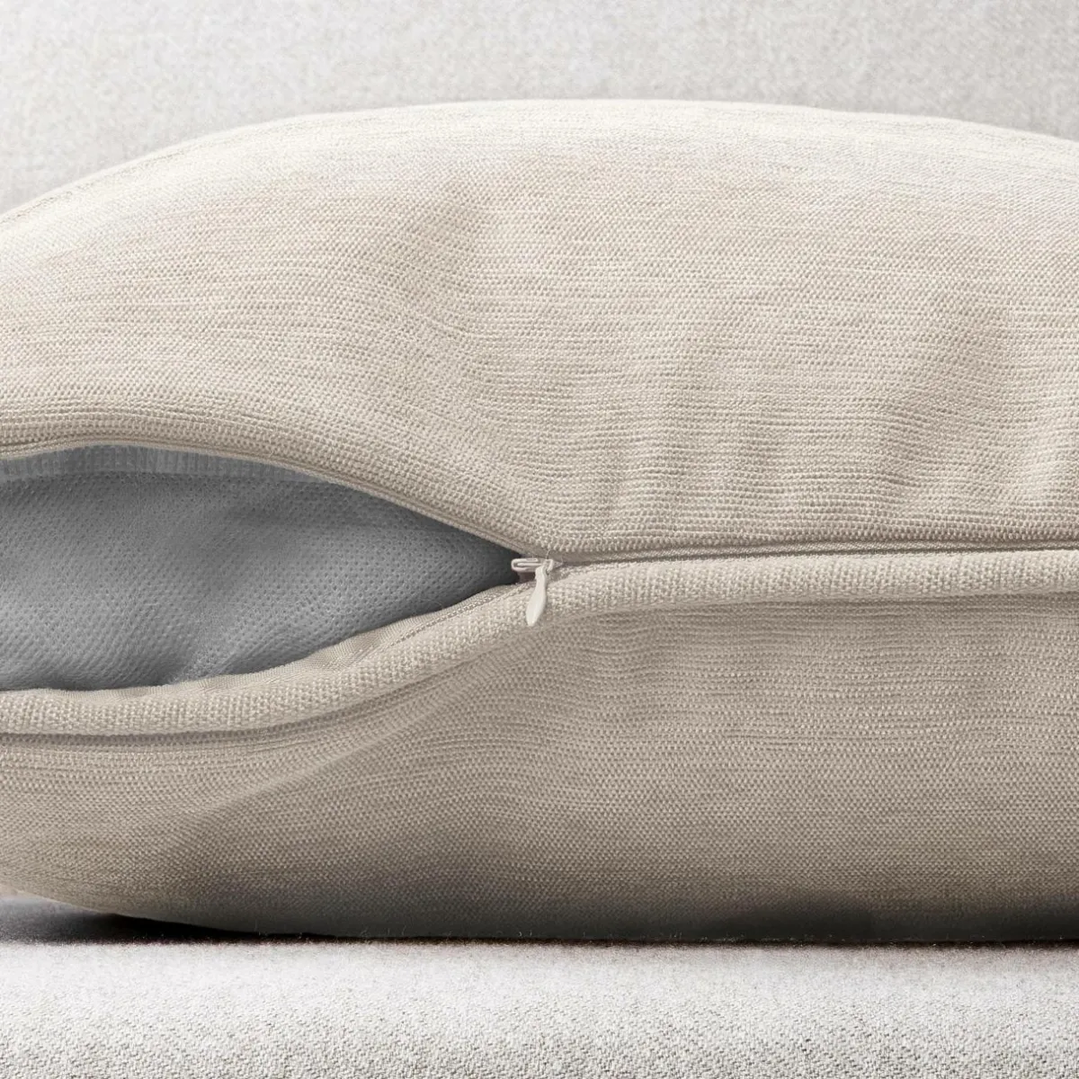 EMINZA Coussin carré (50 x 50 cm) Minuit Taupe Outlet