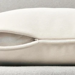 EMINZA Coussin carré (50 x 50 cm) Minuit sable Beige New