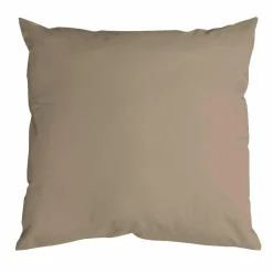 LOVELY CASA Coussin carré (60 x 60 cm) Nelson Taupe Best