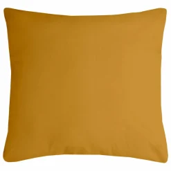 LOVELY CASA Coussin carré (40 x 40 cm) Nelson Jaune curry Jaune moutarde