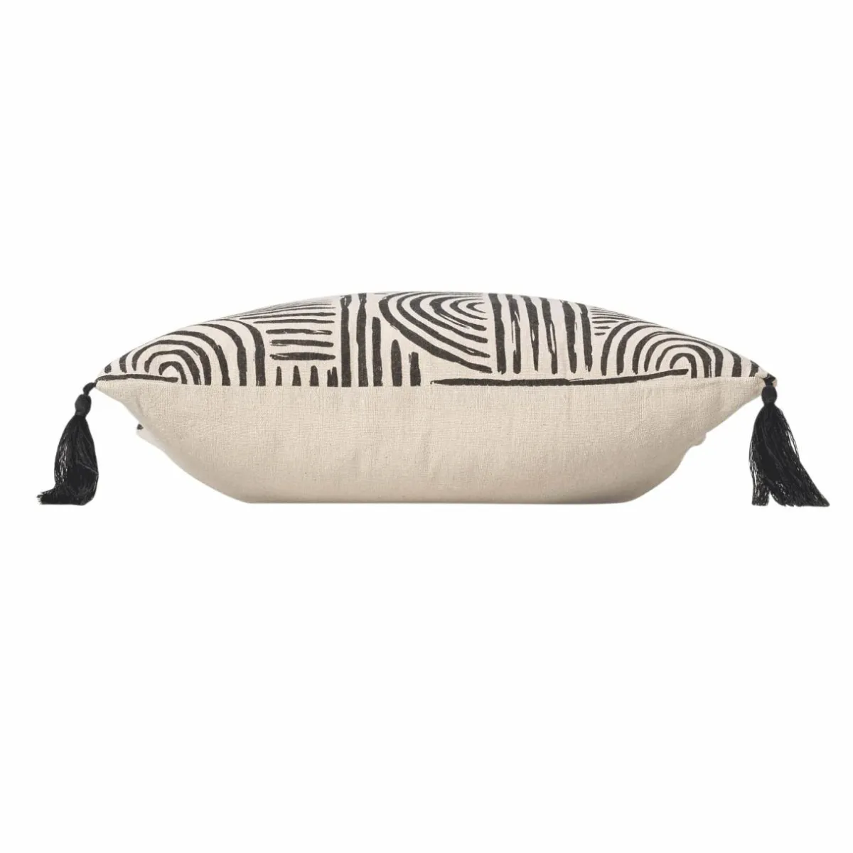 DOUCEUR D'INTERIEUR Coussin carré (45 x 45 cm) Pandore Noir Outlet