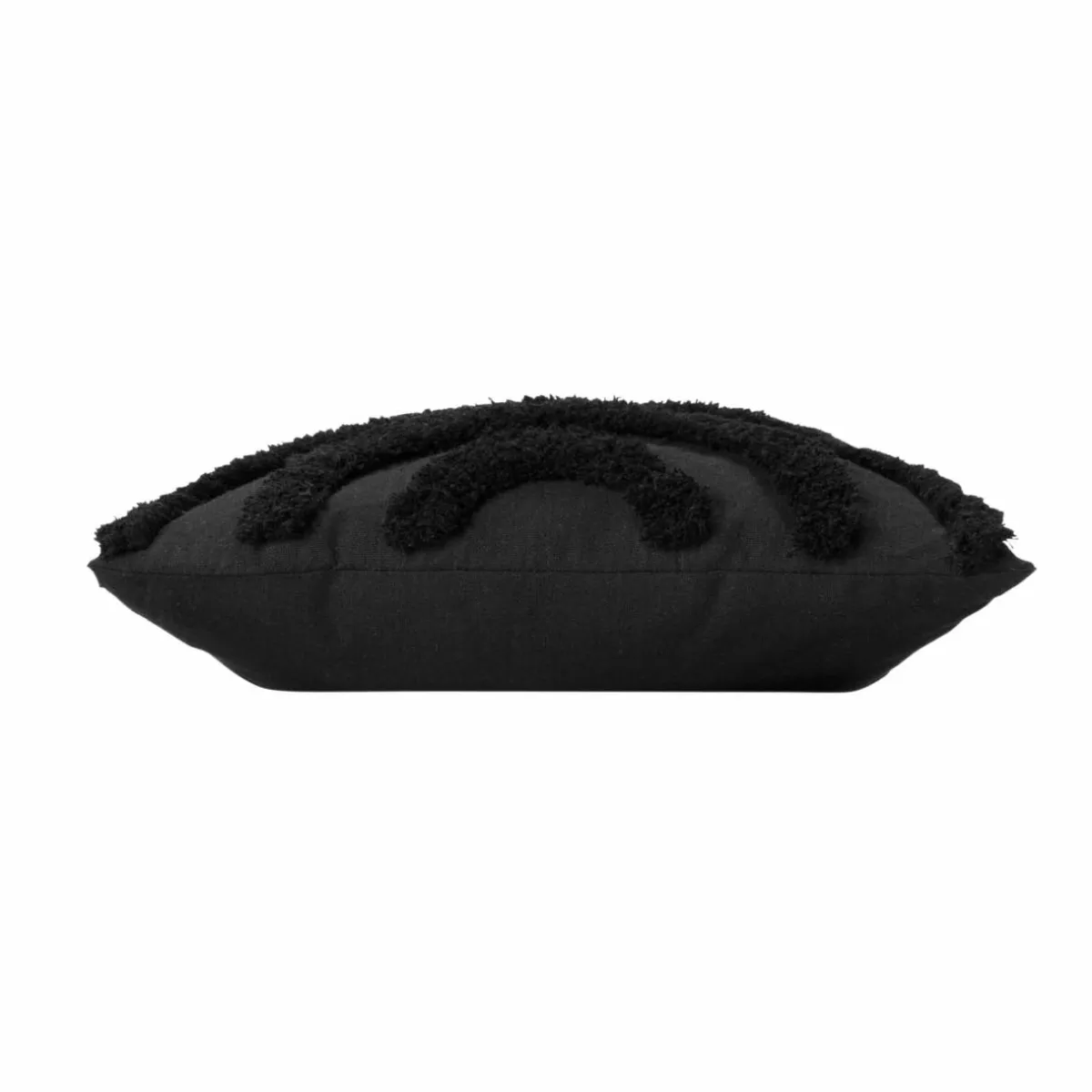 DOUCEUR D'INTERIEUR Coussin carré (40 x 40 cm) Zita Noir Sale