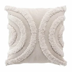 DOUCEUR D'INTERIEUR Coussin carré (40 x 40 cm) Zita Beige Outlet