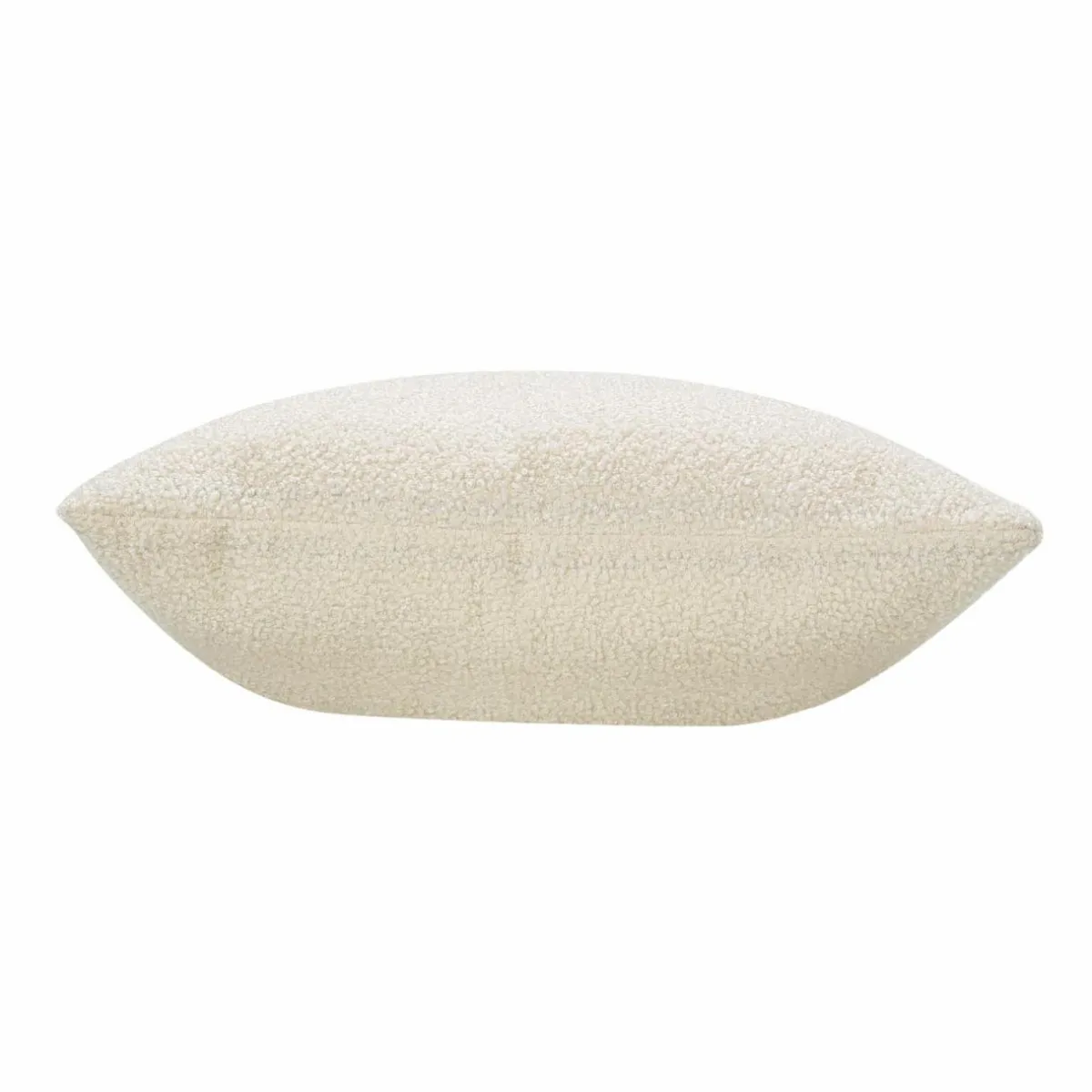 douceur d'intu017drieur Coussin carré bouclette (45 cm) Wooly Ecru Beige New
