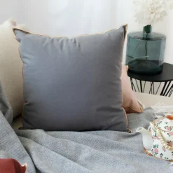 ENJOY HOME Coussin carré coton (40 cm) Harmony Gris New