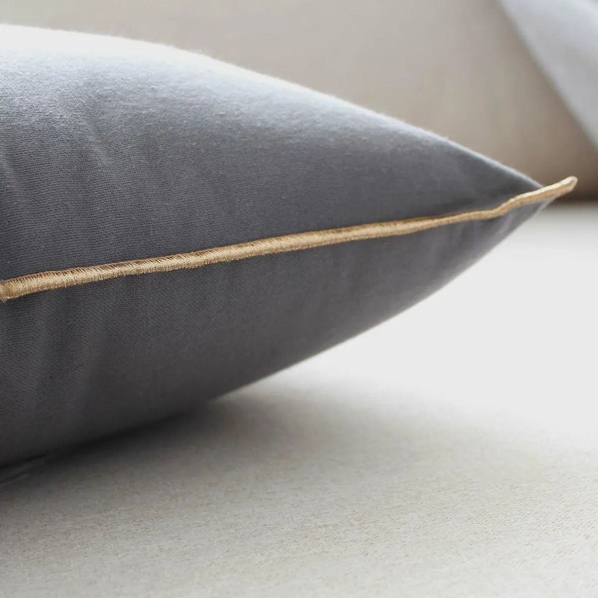 ENJOY HOME Coussin carré coton (40 cm) Harmony Gris New