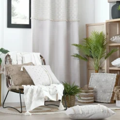 LOVELY CASA Coussin carré coton (40 cm) Sultan Marron Online