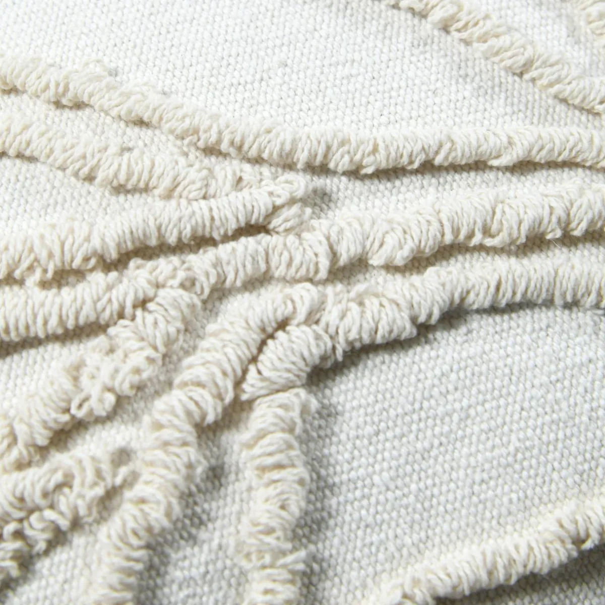 STOF Coussin carré coton (40 x 40 cm) Hemera Beige Naturel Hot
