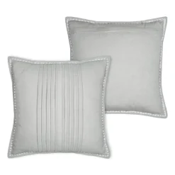 STOF Coussin carré coton (50 x 50 cm) Joséphine Gris clair Online