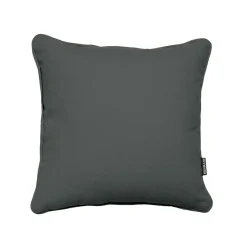 EMINZA Coussin carré coton (40 x 40 cm) Pixel Gris Anthracite New