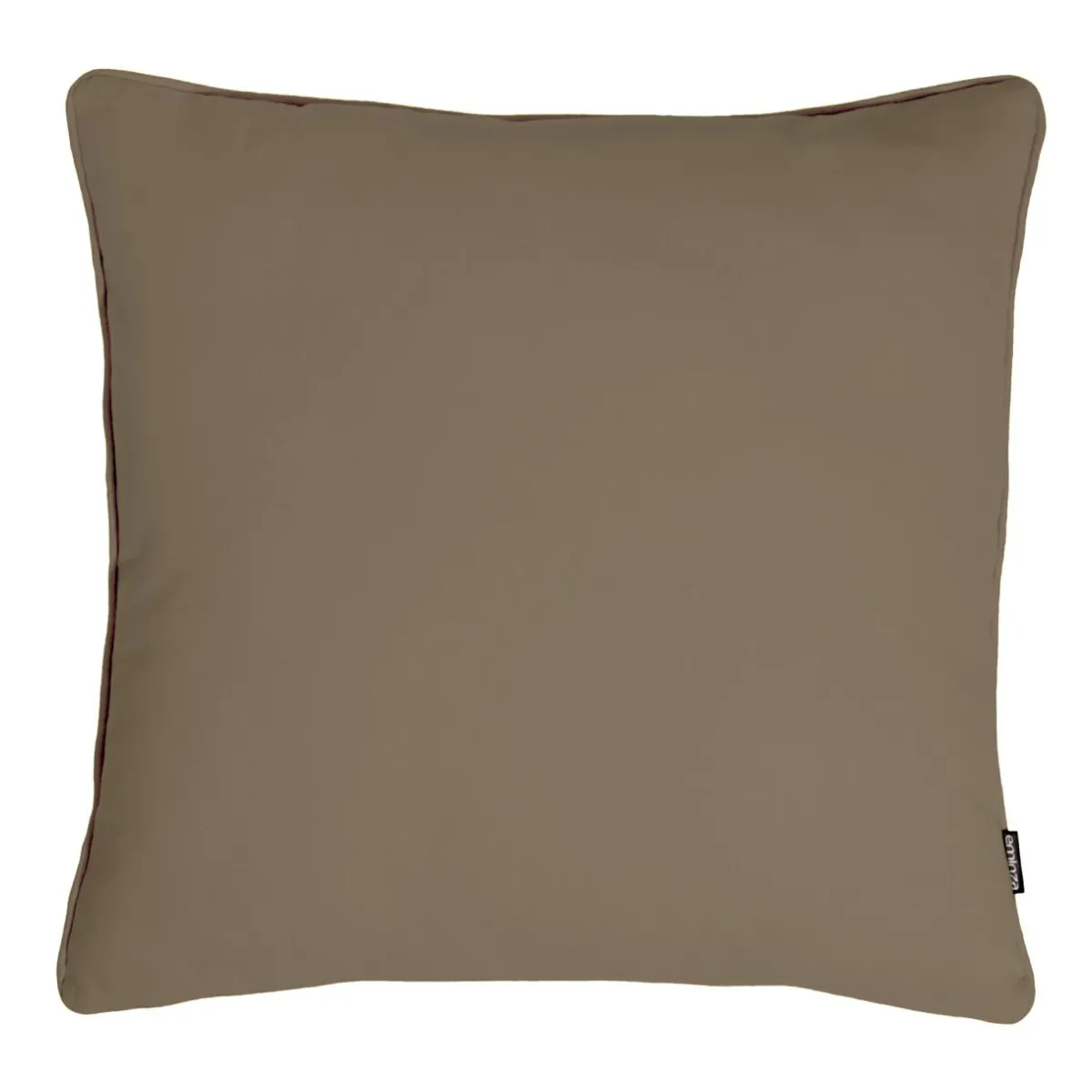 EMINZA Coussin carré coton (60 x 60 cm) Pixel Taupe Discount