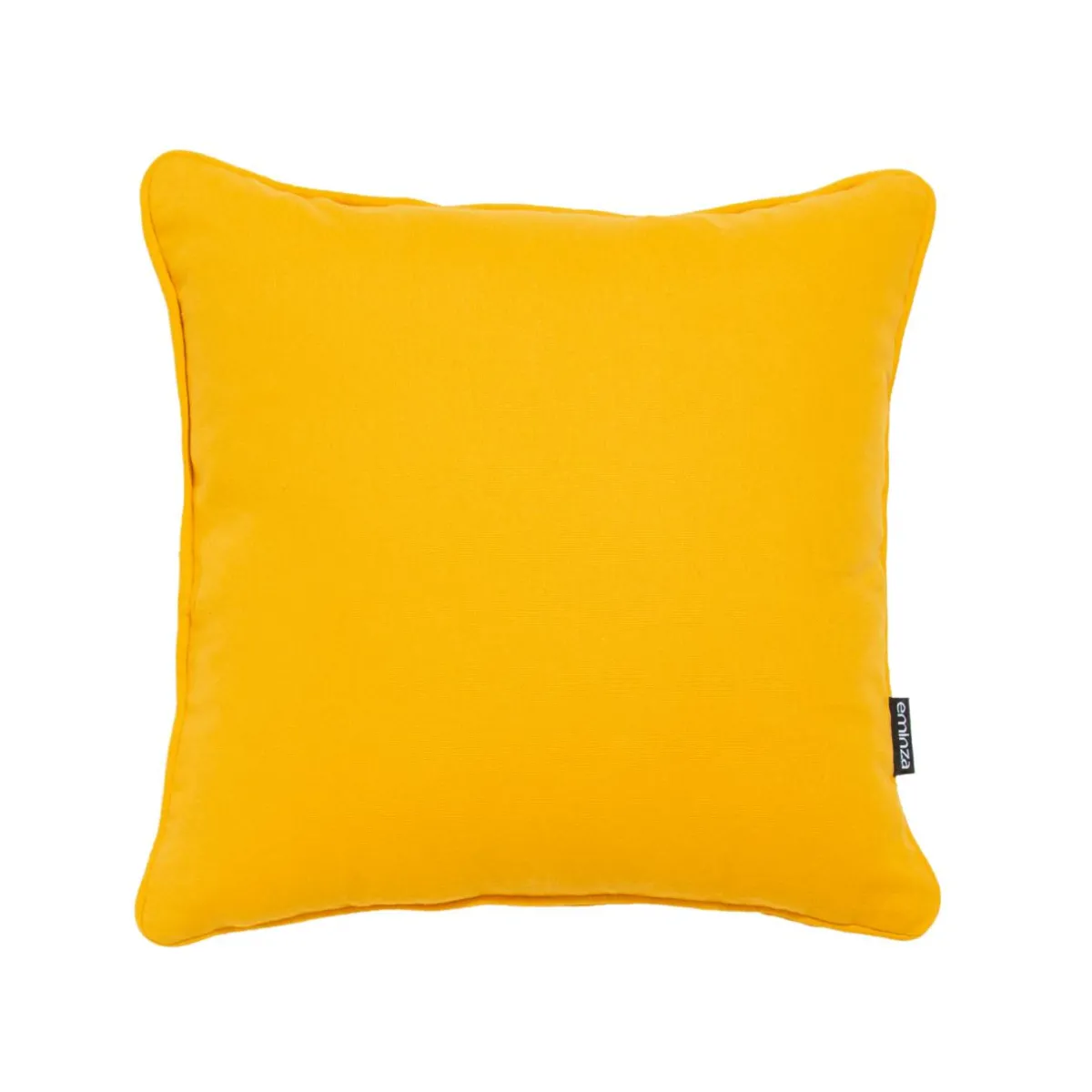 EMINZA Coussin carré coton (40 x 40 cm) Pixel Jaune moutarde Best