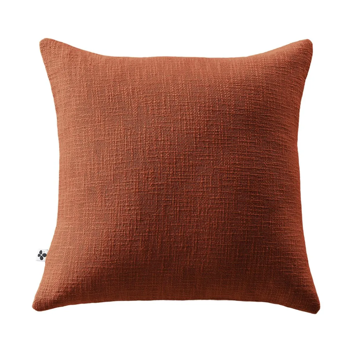 L'EFFET PAPILLON Coussin carré coton (45 x 45 cm) Sixtine Terracotta Best