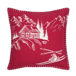 STOF Coussin Carré Coton (45 x 45 cm) Villard Rouge Hot
