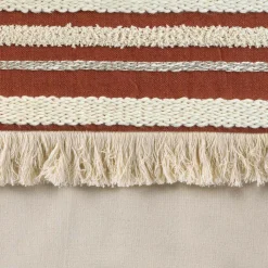 douceur d'intu017drieur Coussin carré coton (40 x 40 cm) Atlas Terracotta Clearance