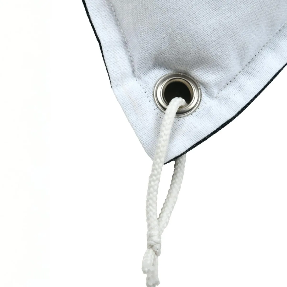 STOF Coussin carré coton (45 x 45 cm) Bordemer Blanc Hot