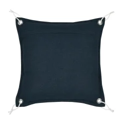 STOF Coussin carré coton (45 x 45 cm) Bordemer Blanc Hot