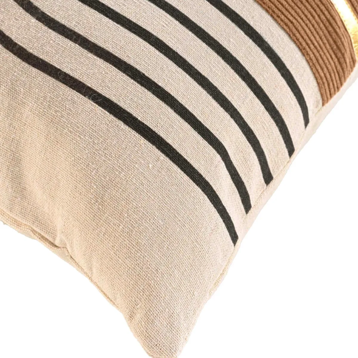douceur d'intu017drieur Coussin carré coton (45 x 45 cm) Spyro Ecru Online