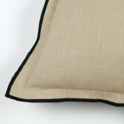 STOF Coussin carré coton (45 x 45 cm) Helios Ecru Clearance