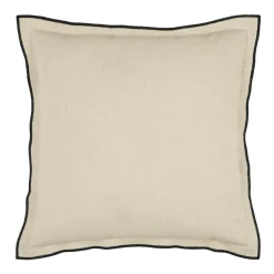 STOF Coussin carré coton (45 x 45 cm) Helios Ecru Clearance