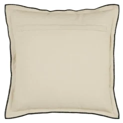 STOF Coussin carré coton (45 x 45 cm) Helios Ecru Clearance