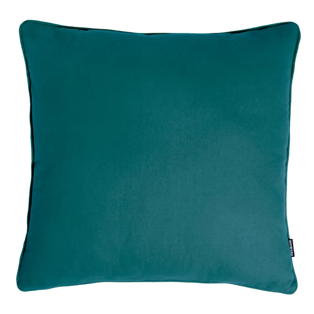EMINZA Coussin carré coton (60 x 60 cm) Pixel Bleu canard Outlet