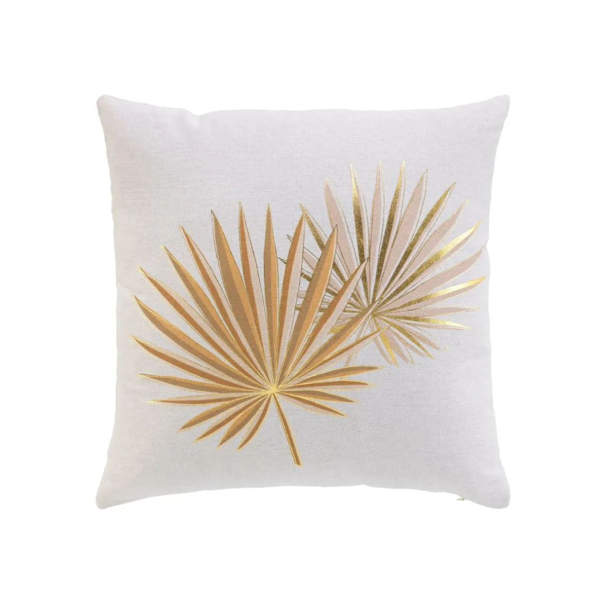 douceur d'intu017drieur Coussin carré coton (40 x 40 cm) Lotus Jaune ocre New